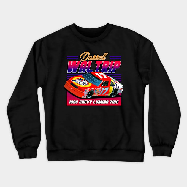 Darrell Waltrip 90s Retro Crewneck Sweatshirt by stevenmsparks